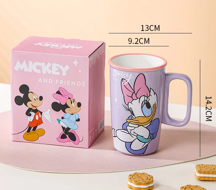 Disney Cartoon Ceramic Mug | Large Capacity Coffee Cup