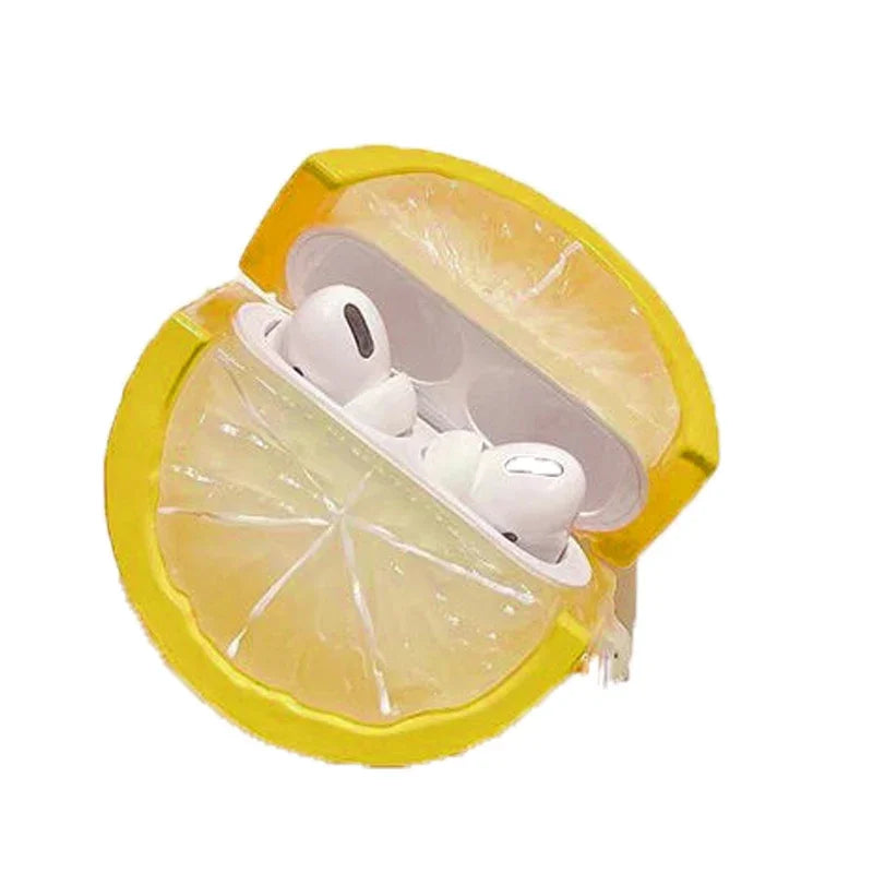 Lemon-Shaped AirPods Case – Fresh Summer Vibes