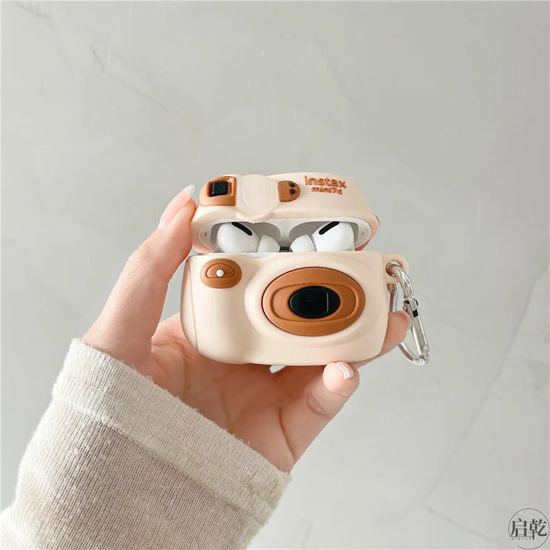 Polaroid Camera AirPods Case – Retro Charm for Photography Lovers