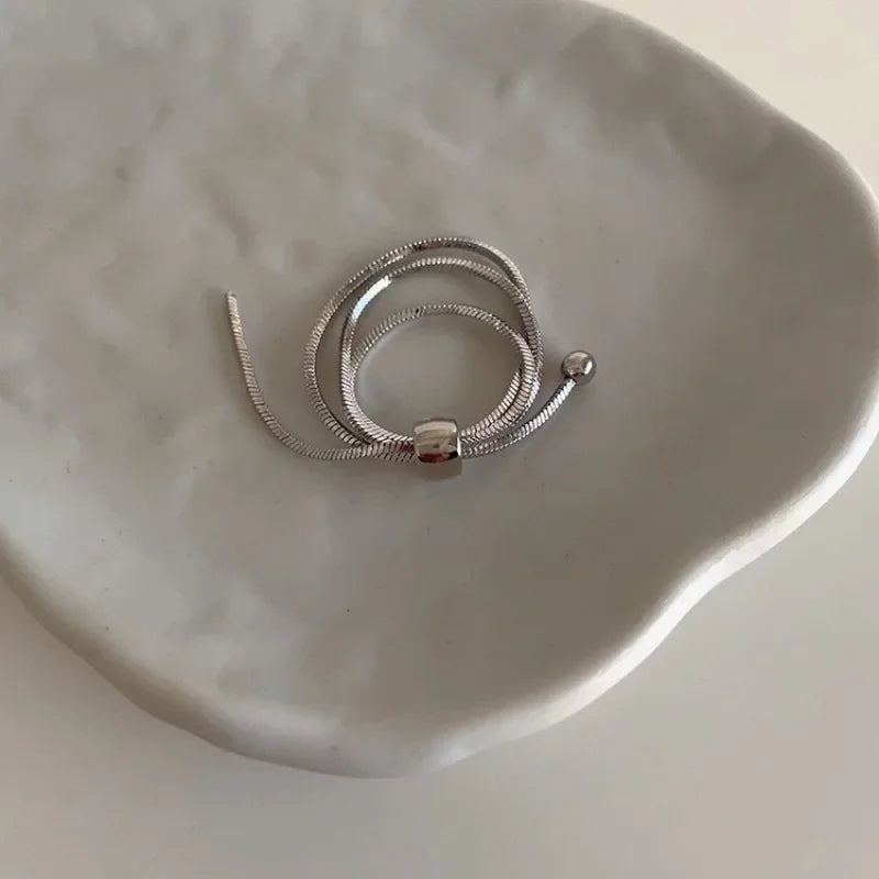Multi-Layer Wrap Ring – Gold or Silver Finish