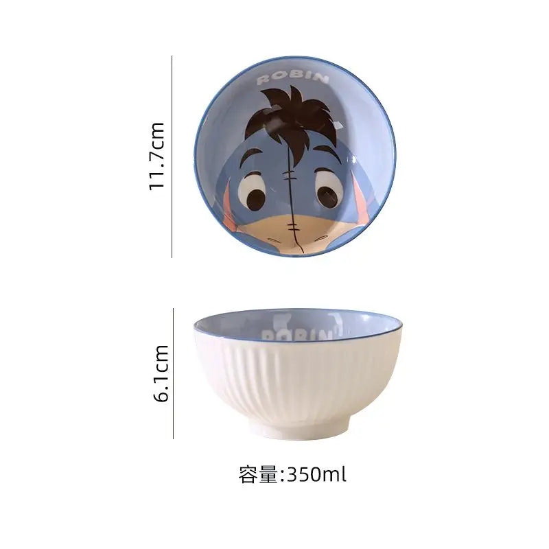 Disney Winnie the Pooh Cartoon Rice Bowl – Cute Kids Meal Bowl