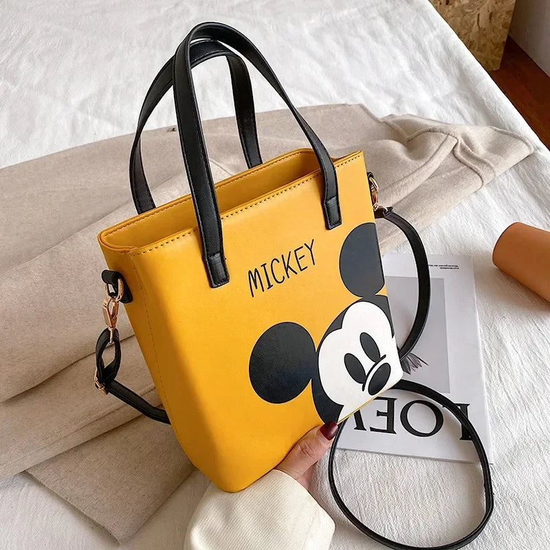 Mickey Mouse Cartoon Handbag – Stylish Shoulder & Crossbody Tote Bag