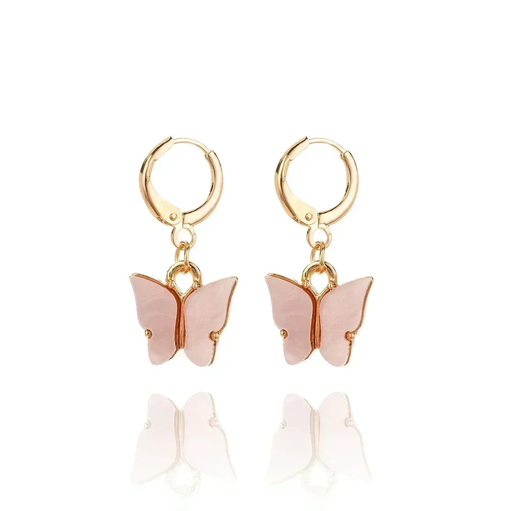Elegant Butterfly Shell Earrings