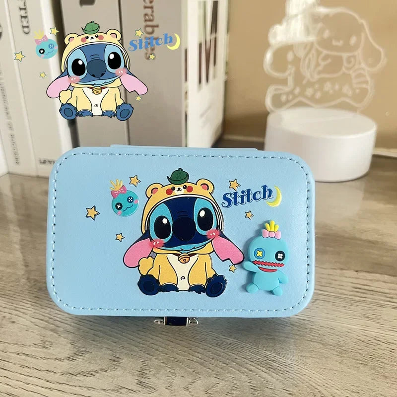 Mickey & Minnie Cartoon Jewelry Storage Box – Cute Accessories Organizer