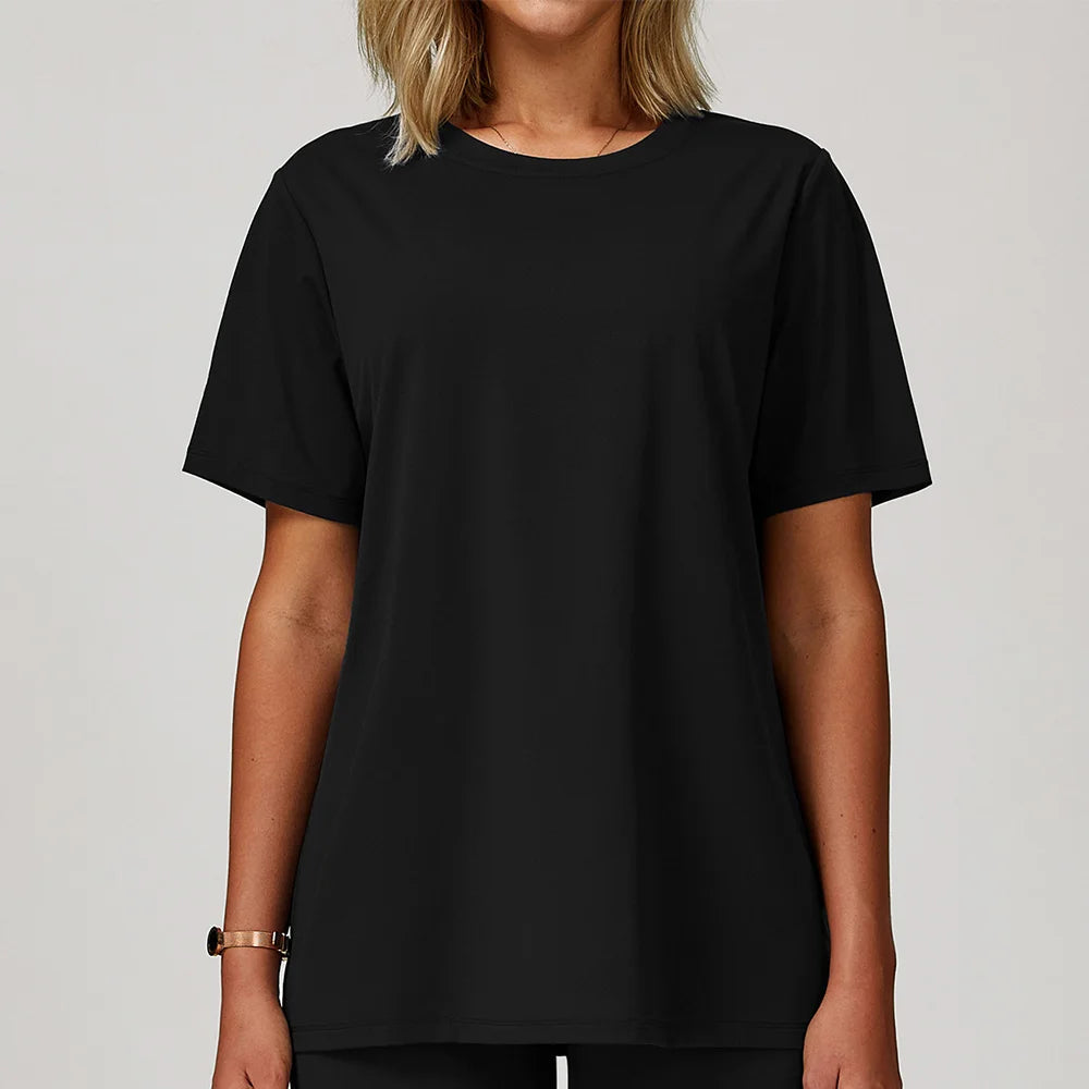 Loose Fit Quick-Dry Workout T-Shirt – Women’s Short Sleeve Gym Top