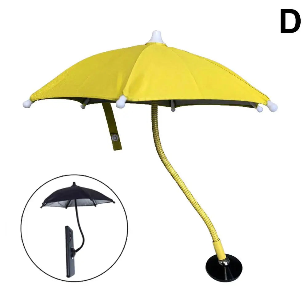 Magnetic Phone Umbrella – 360° Sunshade Cover for iPhone & Android