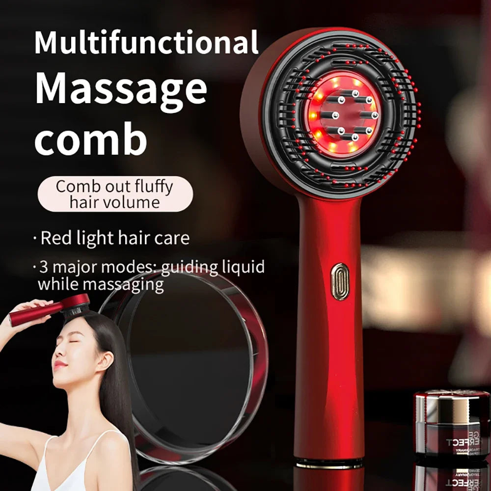 Infrared Scalp Massage Comb – Hair Growth Stimulator & Oil Applicator
