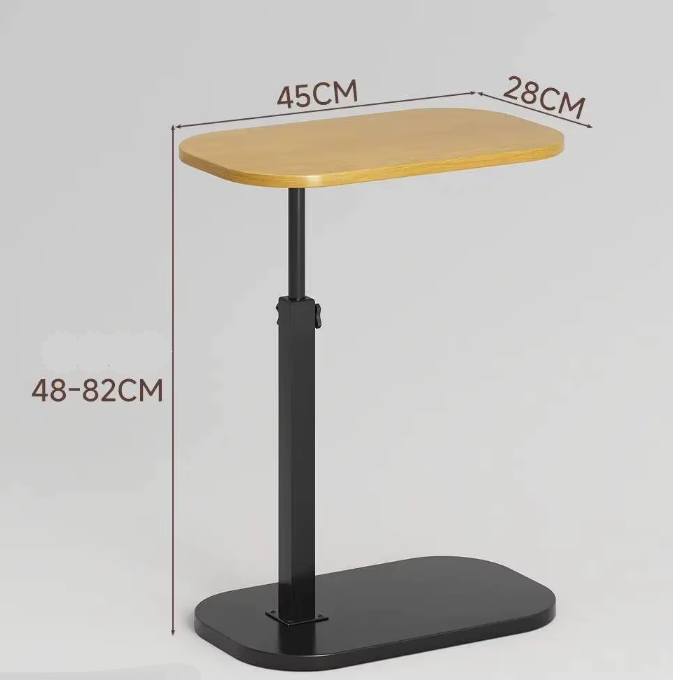 Adjustable Multi-Purpose Side Table – Bed & Sofa Overbed Table