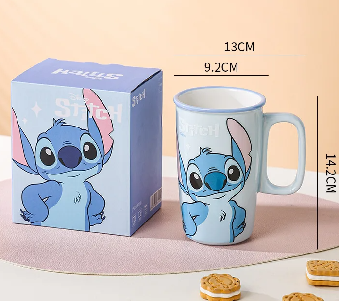 Disney Cartoon Ceramic Mug  | Large Capacity Coffee Cup