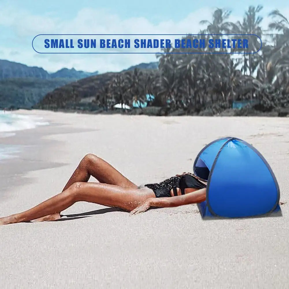 Portable Foldable Mini Sun Shade Tent – UV Protection for Beach & Face