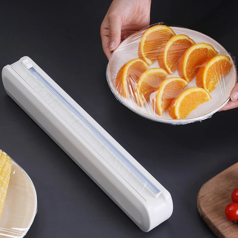 Plastic Wrap Dispenser with Cutter