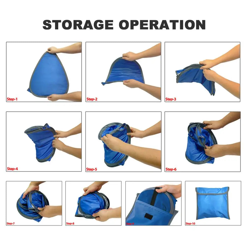Portable Foldable Mini Sun Shade Tent – UV Protection for Beach & Face