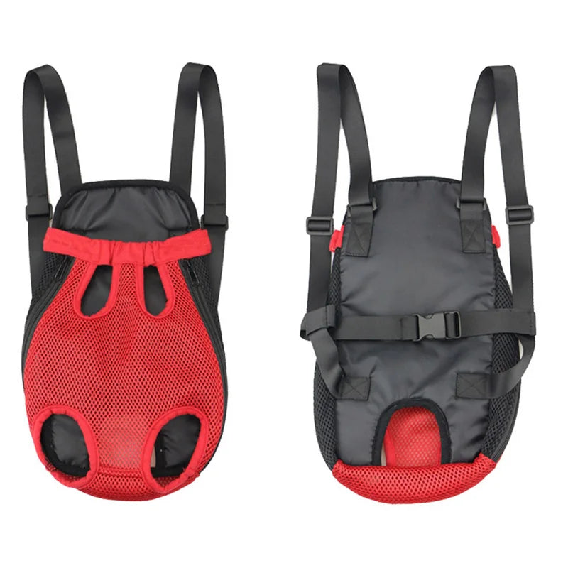 Denim Pet Carrier Backpack – Stylish & Comfortable Travel for Pets