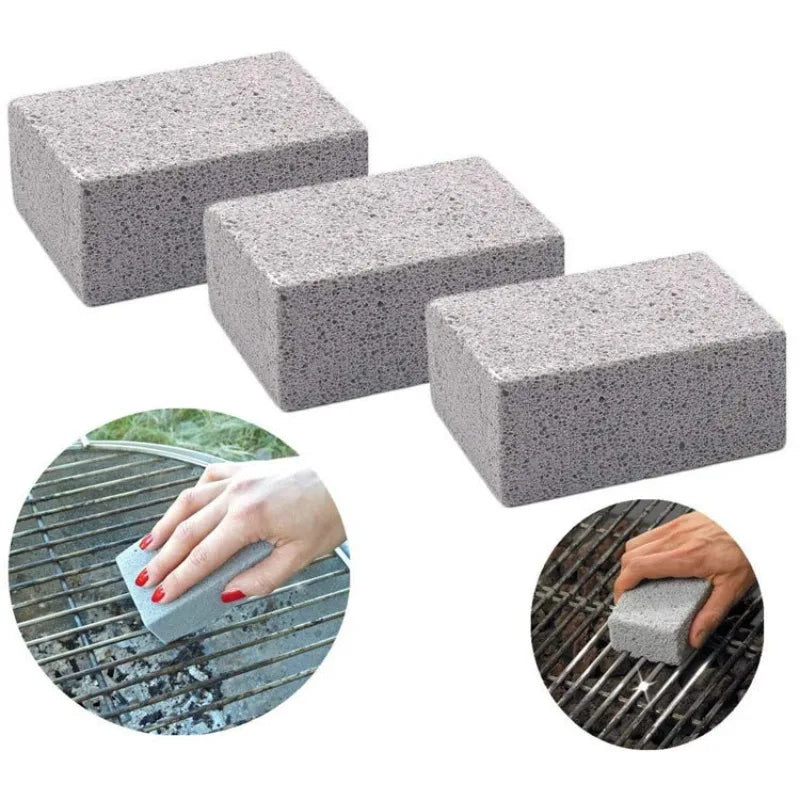 BBQ Grill Cleaning Stone – Pumice Block for Easy Grease Removal