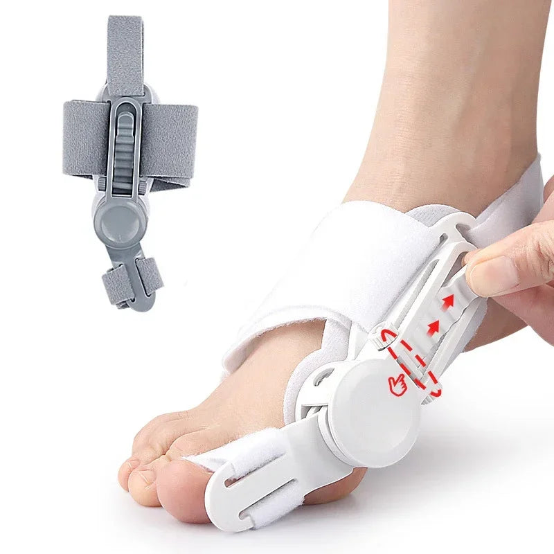 Adjustable Bunion Corrector Brace – Toe Separator and Hallux Valgus Straightener