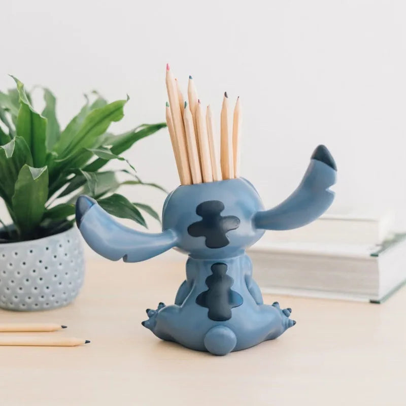 Disney Stitch Pencil Holder – 3D Cartoon Desk Organizer