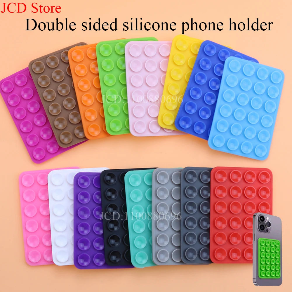 Double-Sided Silicone Phone Grip Pad – Universal Anti-Slip Suction Holder