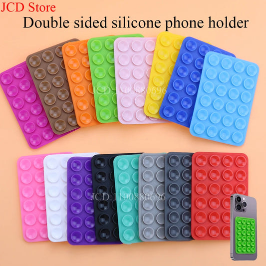 Double-Sided Silicone Phone Grip Pad – Universal Anti-Slip Suction Holder
