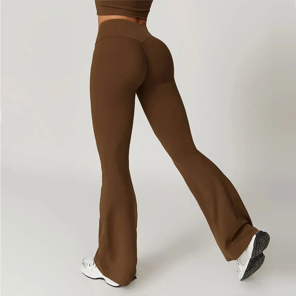 High-Waist Flare Yoga Leggings for Women