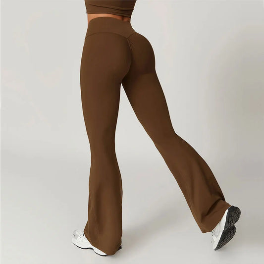 High-Waist Flare Yoga Leggings for Women