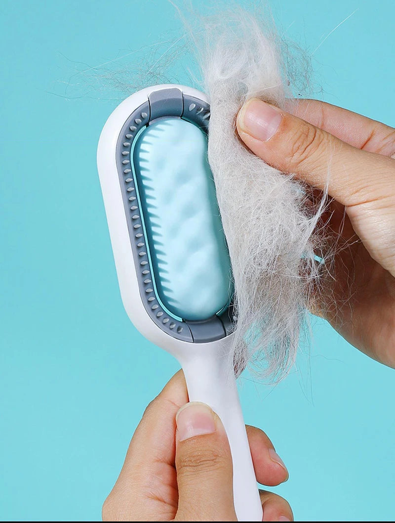 Pet Hair Removal Brush with Wipes – Easy & Efficient Cleaning for Cats & Dogs