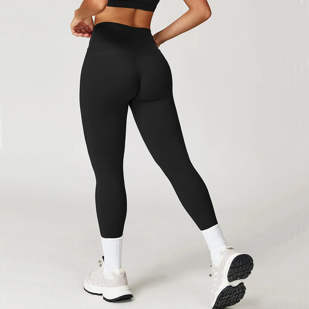 High-Waist Breathable Fitness Leggings – Multi Colors
