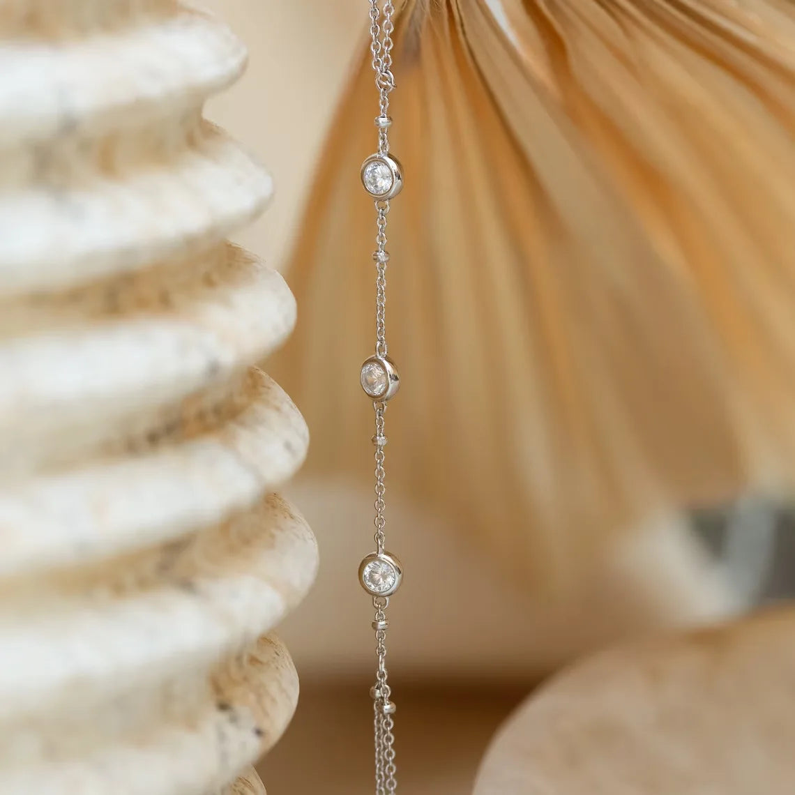 Elegant Gold/Silver Hand Chain Bracelet