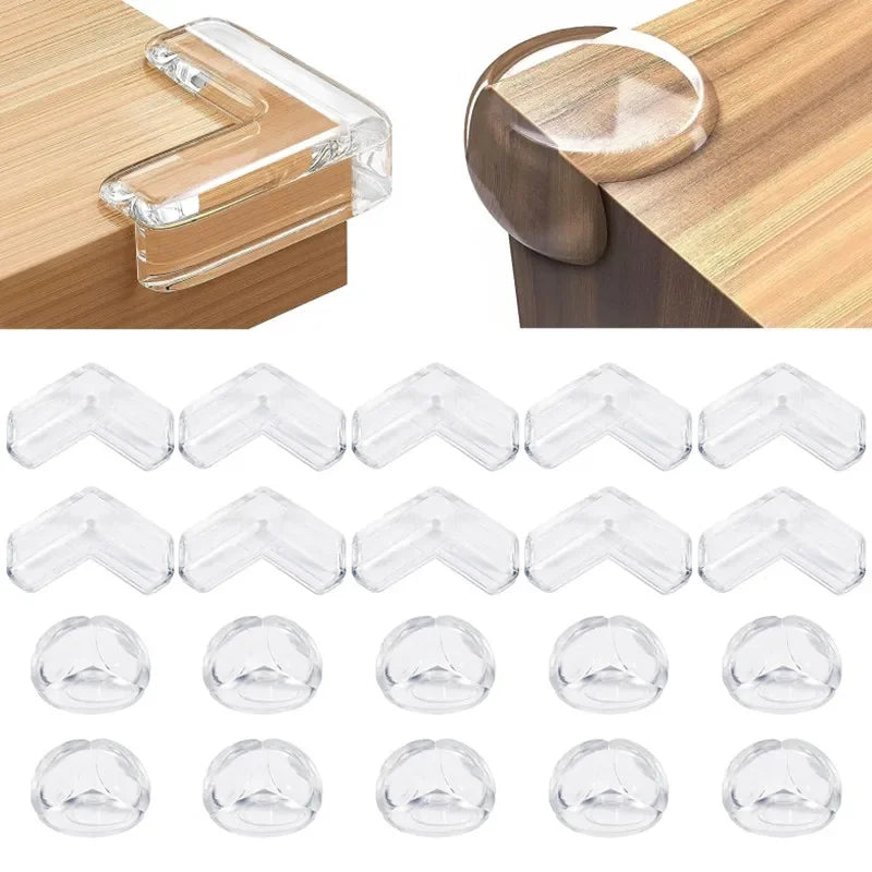 Clear Table Corner Protectors for Baby Safety