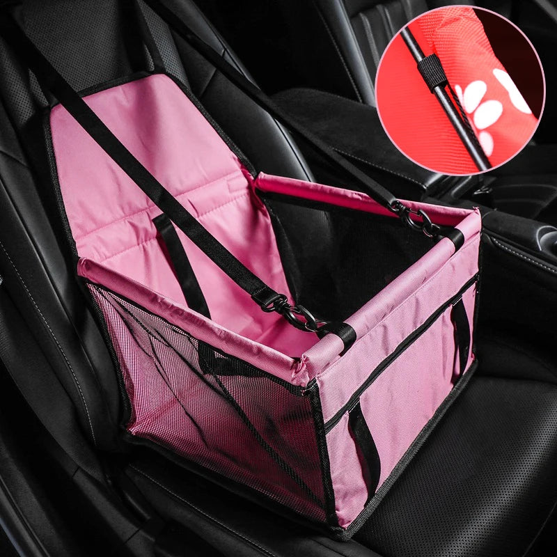 Folding Pet Car Seat – Safe & Comfy Travel for Pets