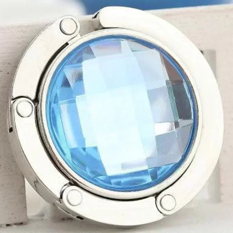 Foldable Crystal Bag Hook for Table