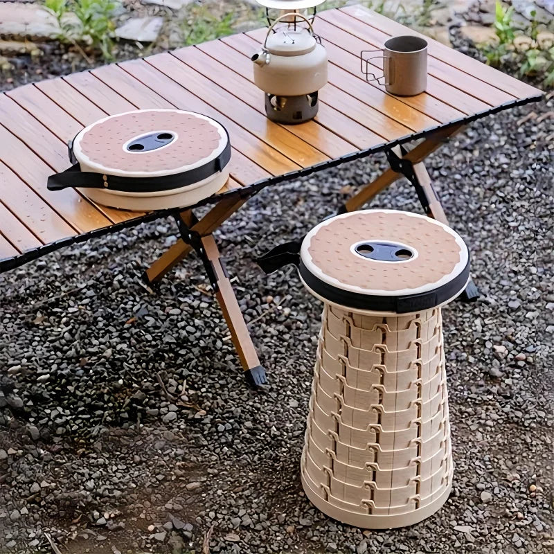 Ultralight Portable Folding Stool – Adjustable Outdoor Travel & Picnic Chair