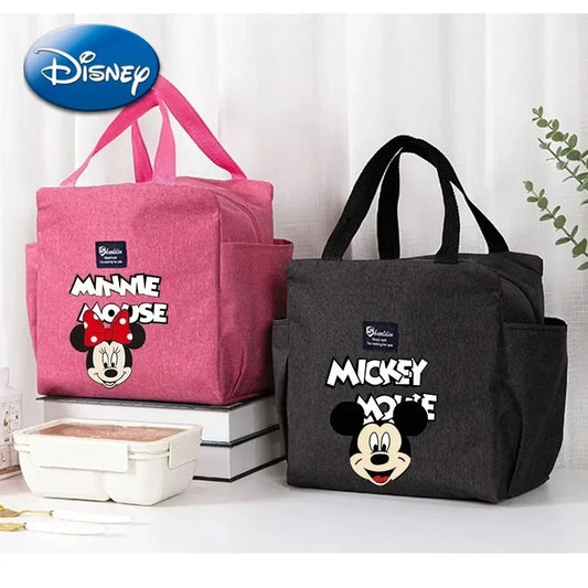 Mickey & Minnie Insulated Lunch Bag – Thermal Bento Tote for Hot & Cold Food