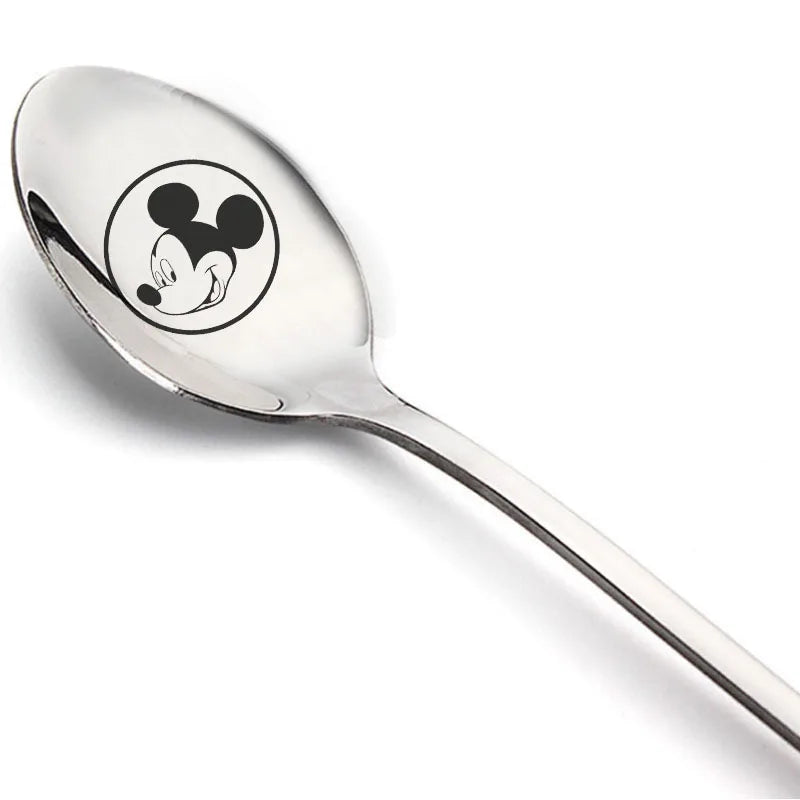 Mickey Mouse Stainless Steel Long Spoon