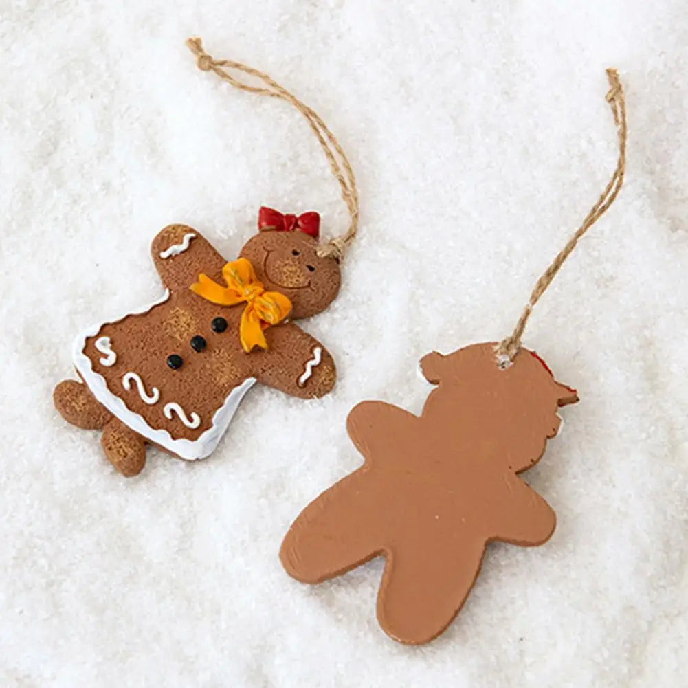 Hanging Gingerbread Christmas Ornament – Cute Holiday Tree Decoration