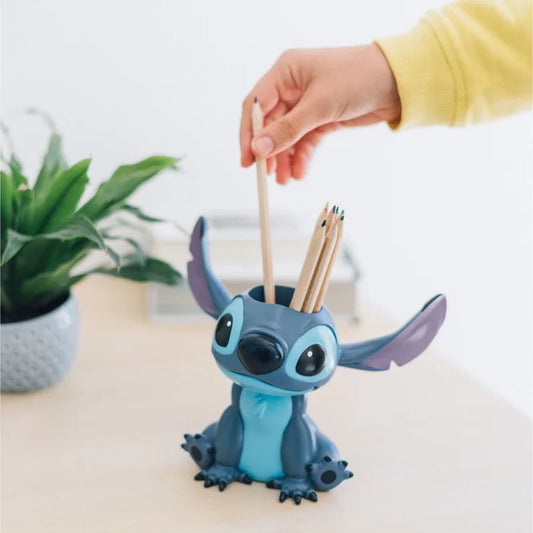 Disney Stitch Pencil Holder – 3D Cartoon Desk Organizer