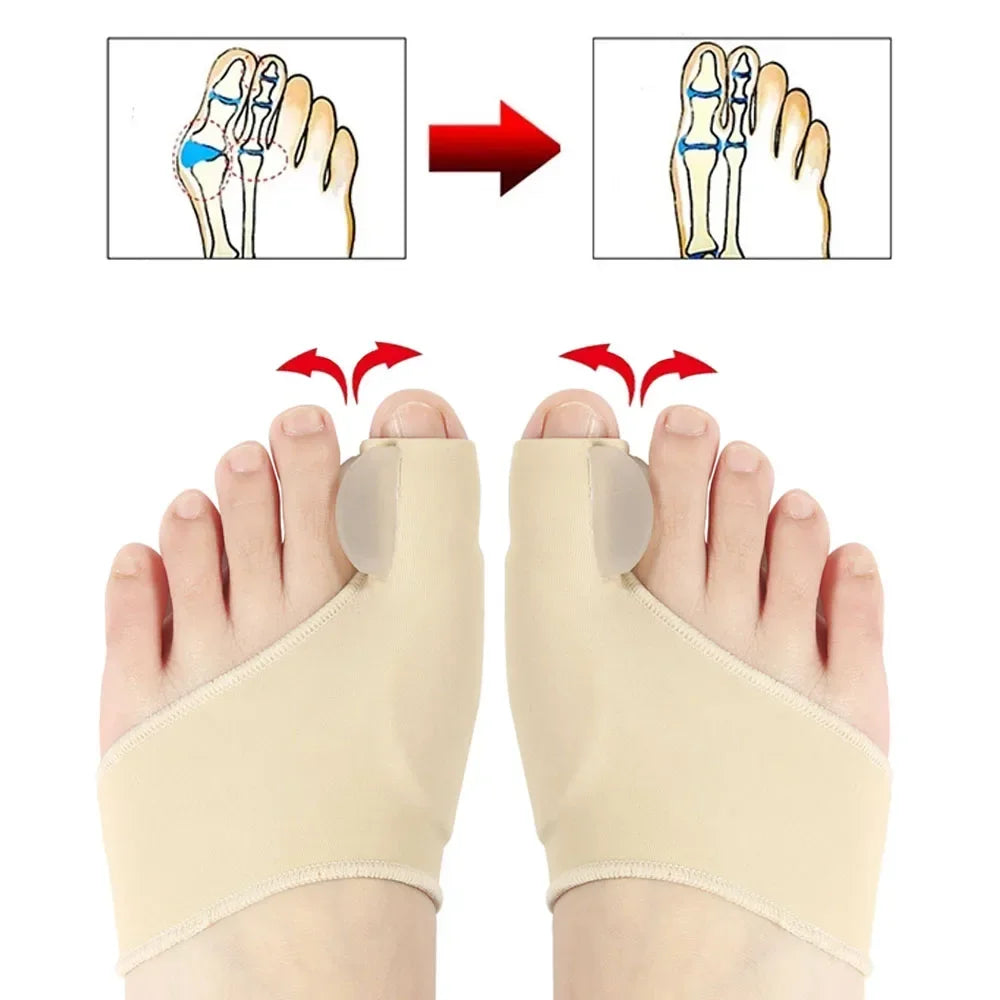 Soft Orthopedic Toe Separator – Bunion Corrector Sock for Hallux Valgus Relief