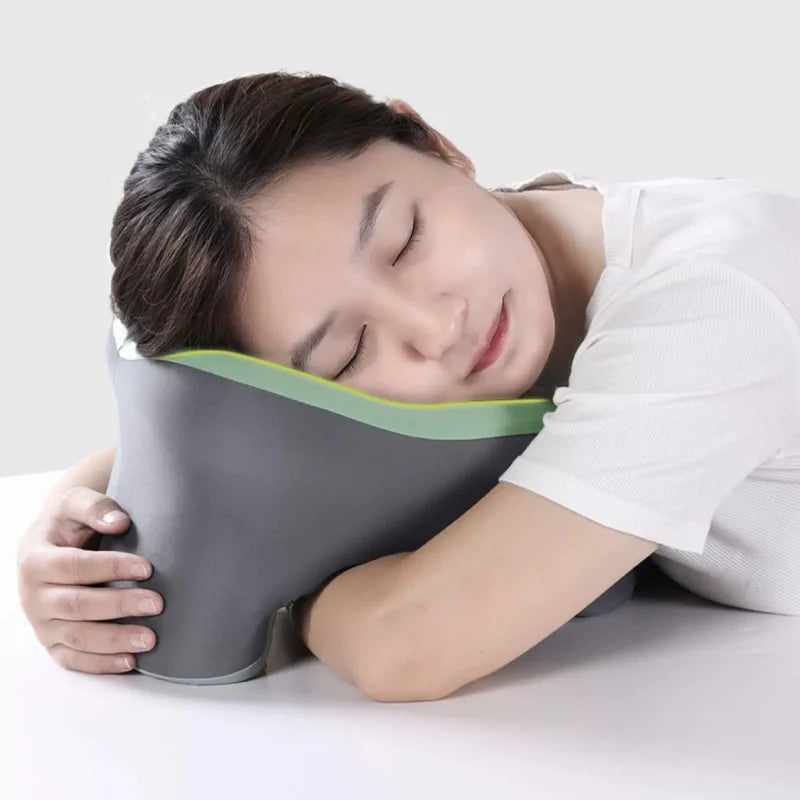 U-Shaped Memory Foam Travel Neck Pillow – Ergonomic Support for Plane, Car & Office