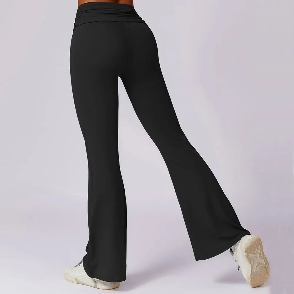 High-Waist Flared Yoga & Dance Pants for Women