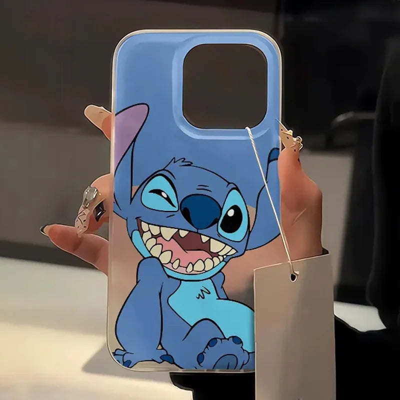 Happy Blue Stitch Case – Playful & Cute Design
