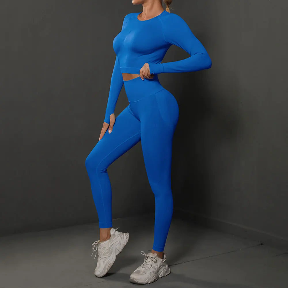 ActiveFit Seamless Gym Set – Long Sleeve