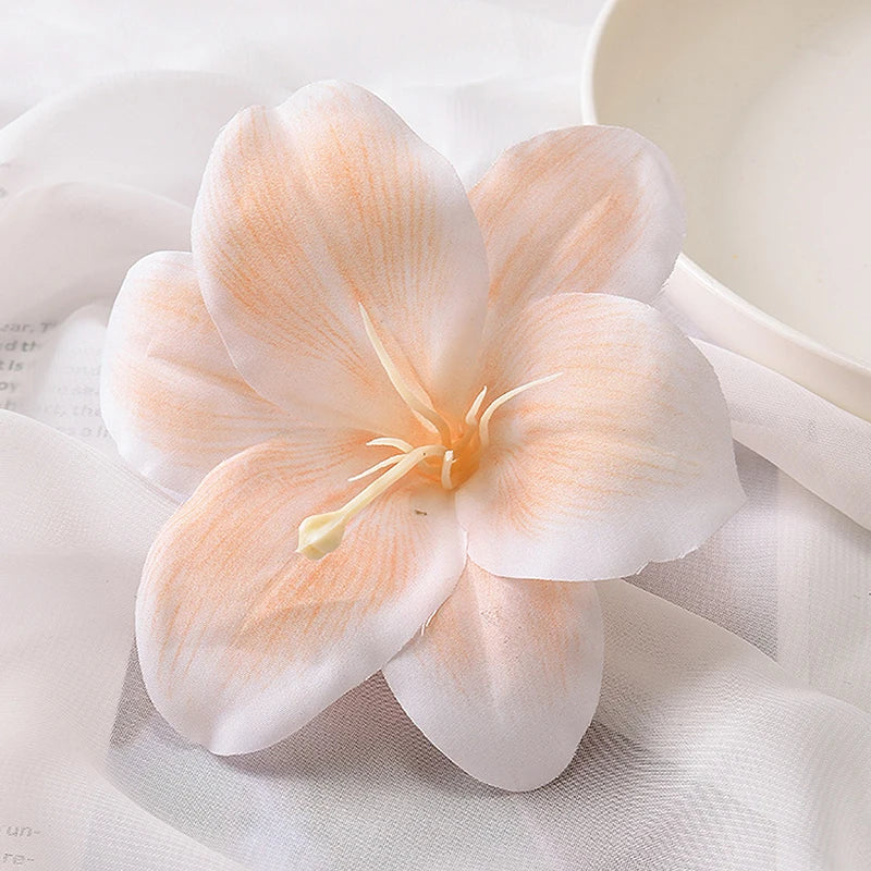 Hawaiian Flower Hair Clip – Plumeria/Hibiscus Summer Hair Accessory