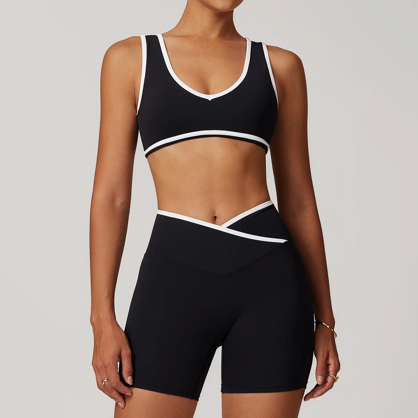 2PCS Women's Yoga Set – Long Pants or Shorts
