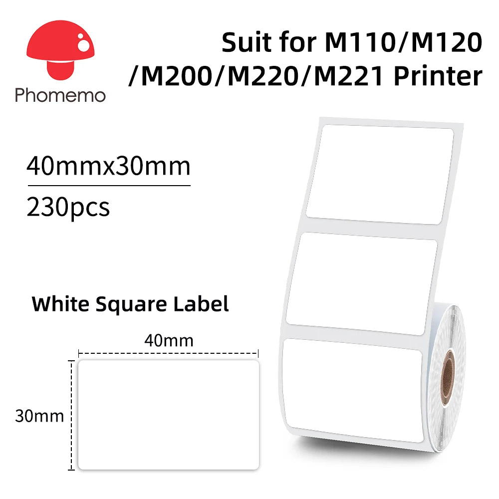 Phomemo M110 Portable Label Printer – Inkless Thermal Printing