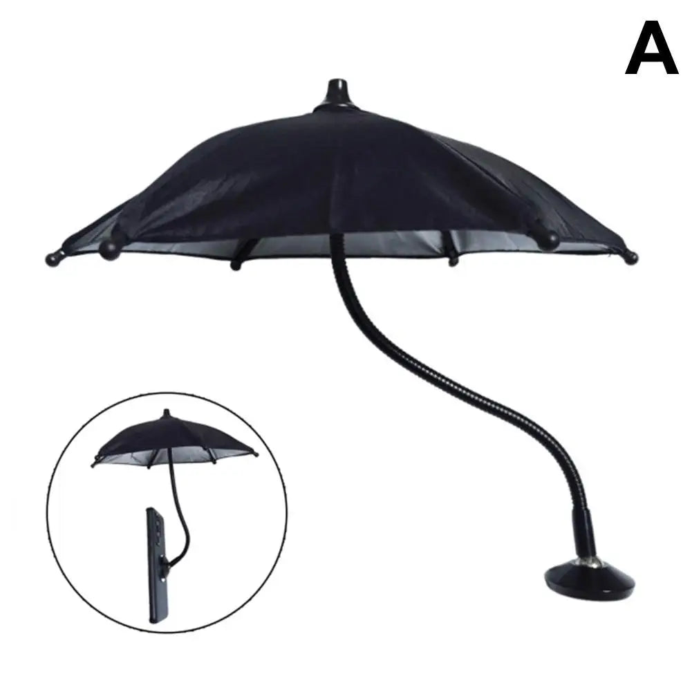 Magnetic Phone Umbrella – 360° Sunshade Cover for iPhone & Android