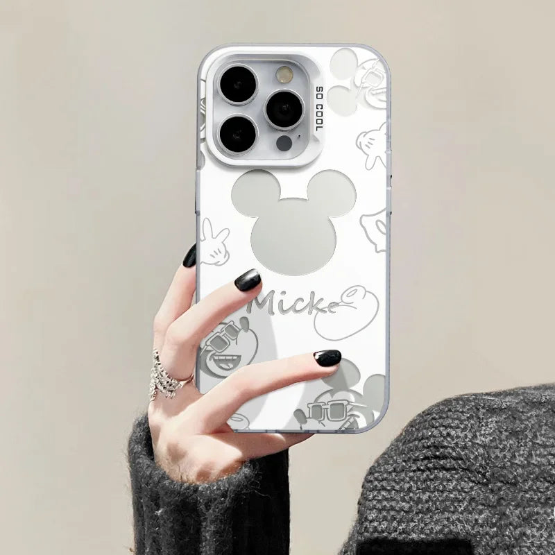 Mickey & Minnie Shadow Cartoon Case