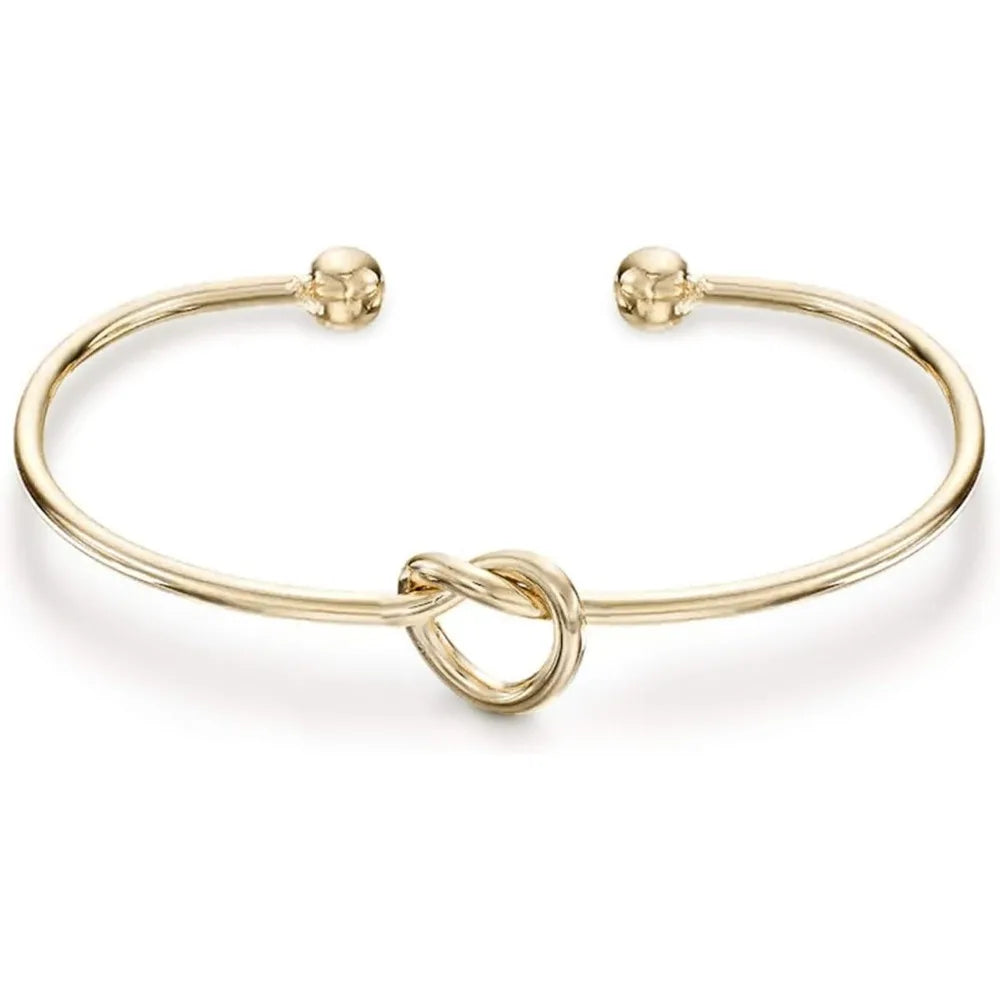 Minimalist Forever Love Bangle – Gold & Silver