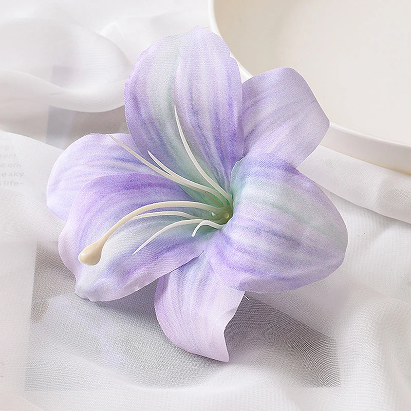 Hawaiian Flower Hair Clip – Plumeria/Hibiscus Summer Hair Accessory