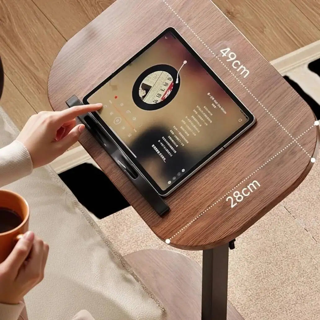 Adjustable Multi-Purpose Side Table – Bed & Sofa Overbed Table