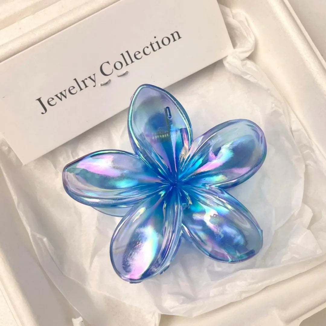 Flower-Shaped Hair Claw Clip – Summer Acrylic Hair Accessory