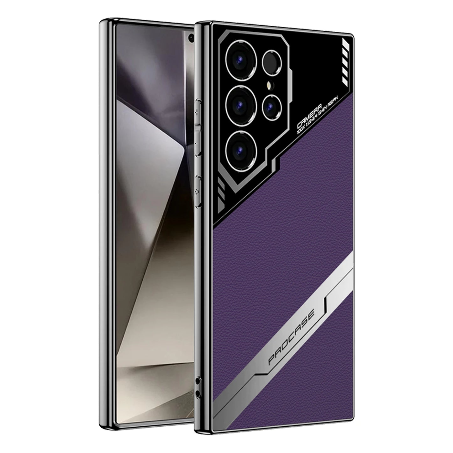 Luxury Leather Business Edition Phone Case – Soft Skin Feel Protective Cover for Samsung Galaxy S24 Ultra